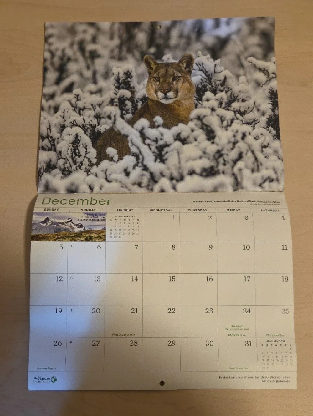 The Nature Conservancy 2027 Wall Calendar